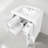 30'' Single Bathroom Vanity with Ceramic Top-97867857
