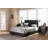 Yasmine Vegan Leather Platform Bed