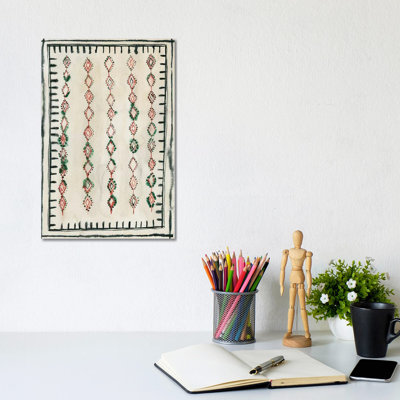 Moroccan Rug II by Albina Bratcheva - Wrapped Canvas Painting