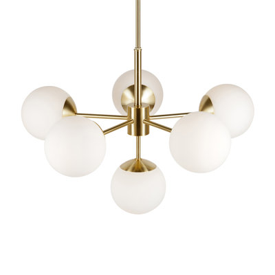 Bradwell 6 - Light Dimmable Sputnik Geometric Chandelier