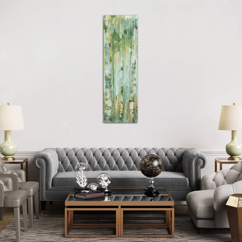 The Forest V by Lisa Audit - Wrapped Canvas Panoramic Painting, 30.48 cm H x 91.44 cm W x 1.91 cm D