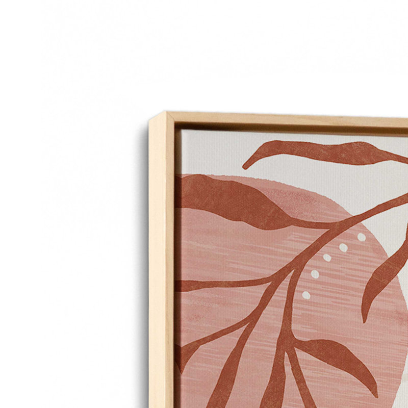 Impression sur toile dans un cadre, H 16,75 po x l 16,75 po, Érable américain