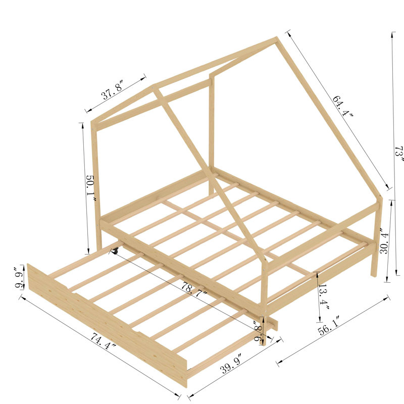 Isabelle & Max™ Tenenbaum Kids Full Platform Bed | Wayfair