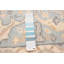 Tapis de couloir unique en laine bleu clair 2 pi 7 po x 7 pi 10 po One-of-a-Kind