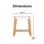 Table d'appoint carrée moderne Universal Expert Remus