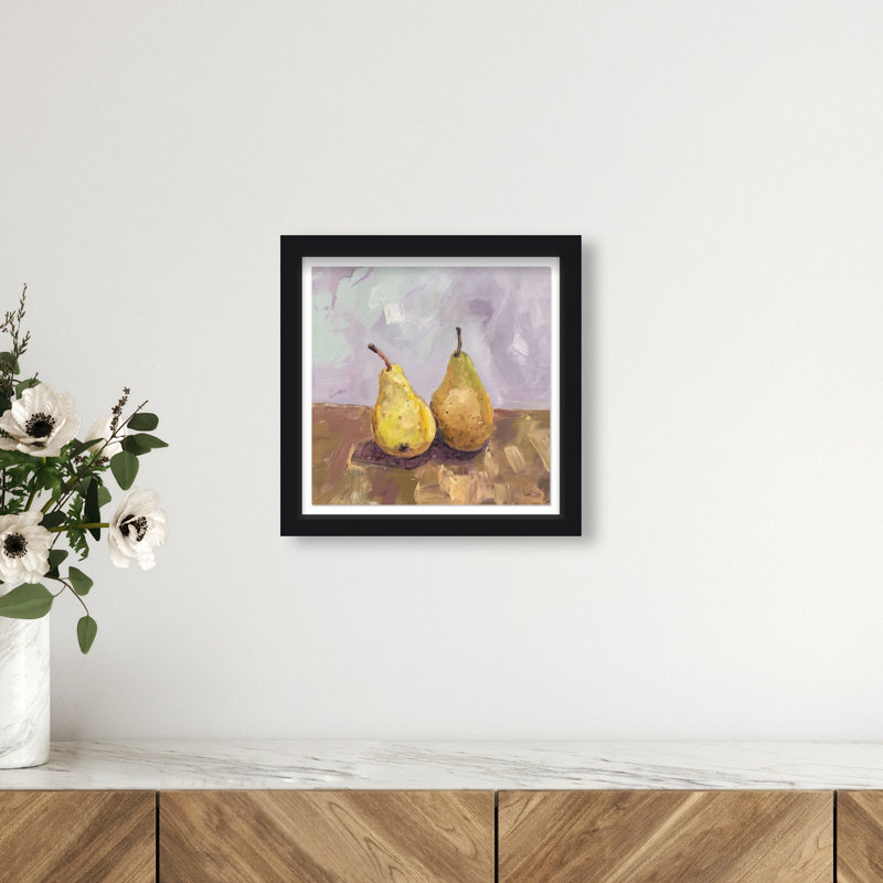 Fruity Impressions Shadowbox Food & Beverages Print by Oliver Gal, Black Frame, 12 x 12, 13.5"H x 13.5"W, Black Frame