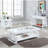 Rectangular End Table With Bottom Shelf