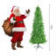 Arbre de Noël classique 6 pi avec branches denses pour un décor des Fêtes réaliste, adapté aux petits espaces et facile à assembler-1333034834