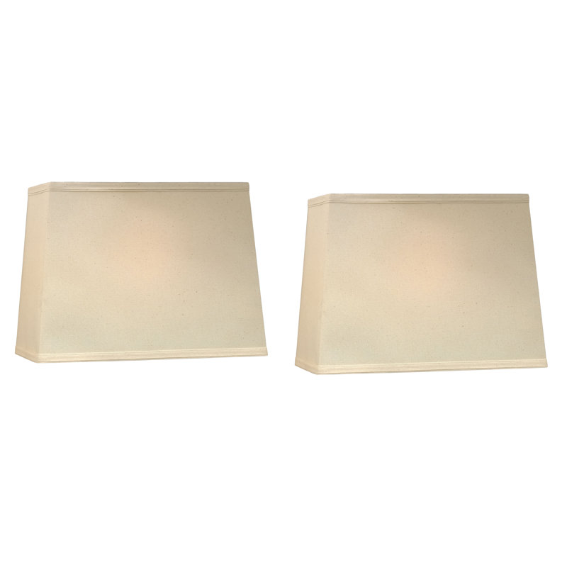 12 in. H Linen Rectangle Lamp Shade