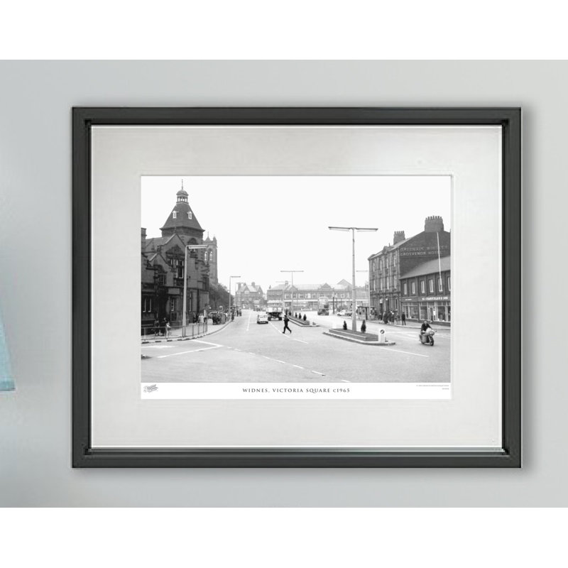 Widnes, Victoria Square C1965 - Single Picture Frame Print, 45cm H x 60cm W x 2.3cm D