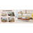 40.3" sturdy 2-layer coffee table-90382913