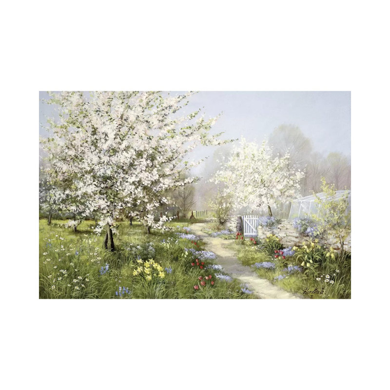 Spring Blossoms by Peter Motz - Wrapped Canvas Print, 30.48 cm H x 45.72 cm W