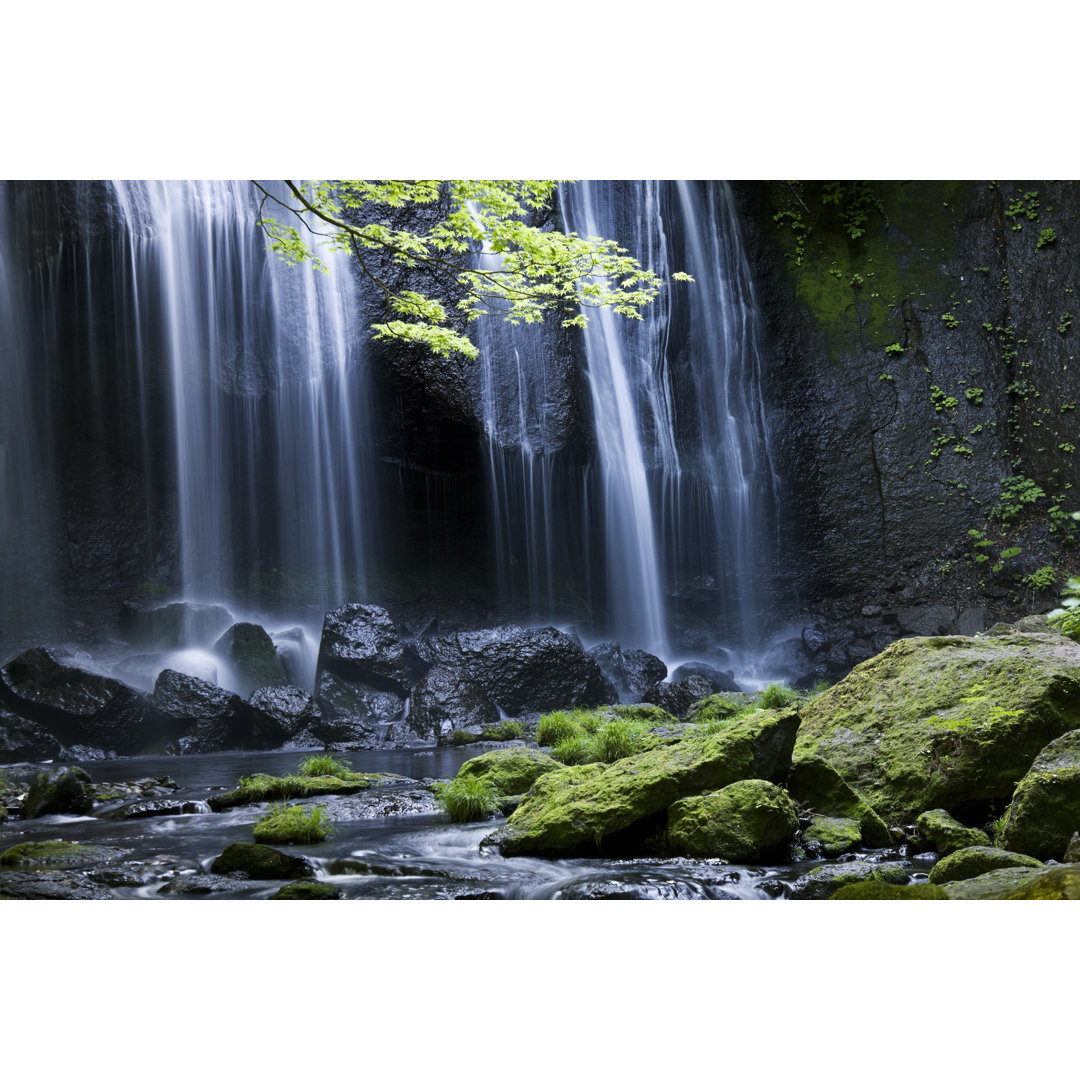 Japanischer Wasserfallã€€ by Ooyoo - Drucken