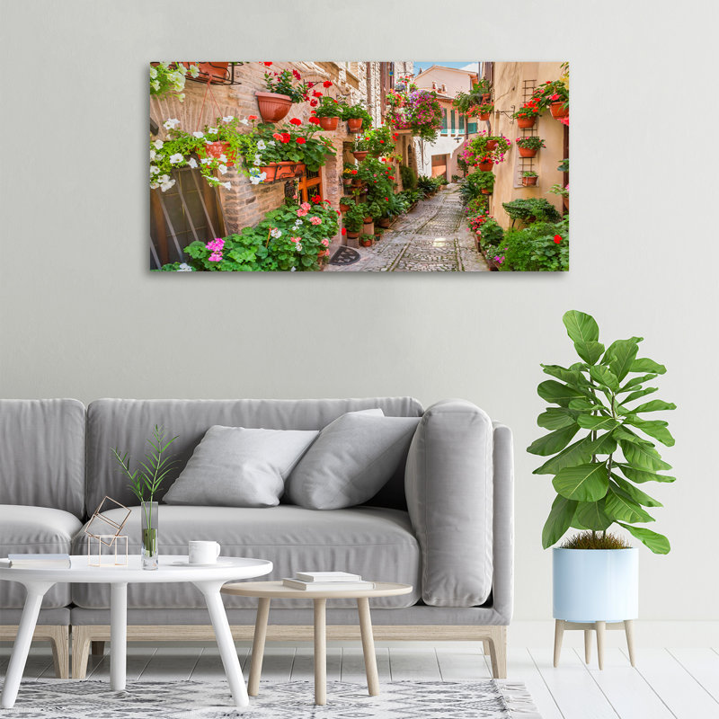 Italian Streets - No Frame Print on Canvas