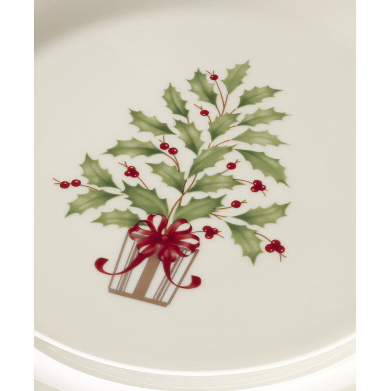 Ensemble de 4 assiettes décoratives Holiday Tree