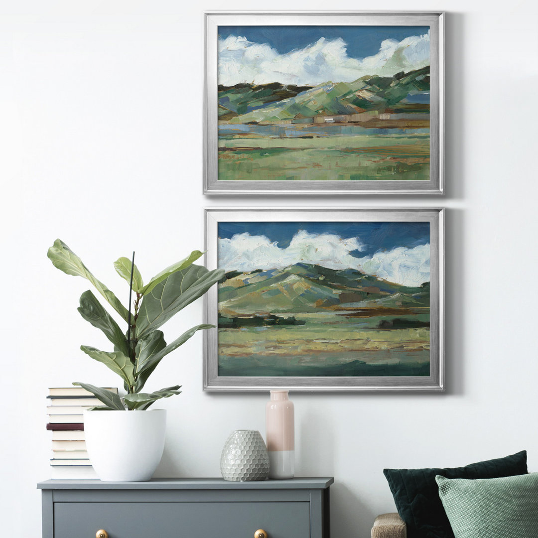 " Western Sky I " 2 - Pieces (Set of 2) Union Rustic Frame 