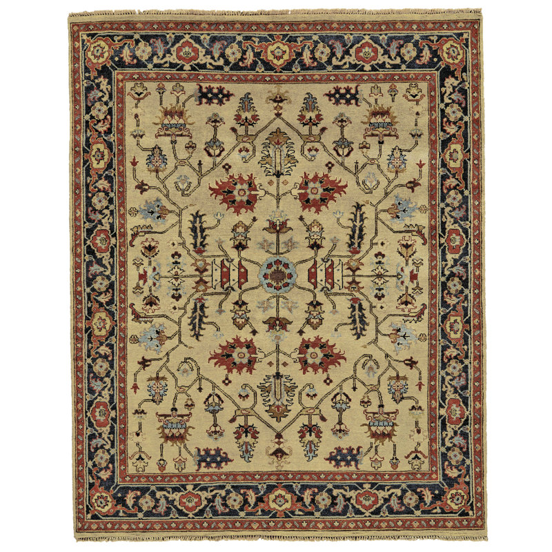 Herta Wool Oriental Indoor Rug, Rectangle 2' x 3'