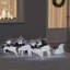 vidaXL LED Reindeers Fabric-552343324
