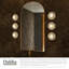Éclairage pour meuble-lavabo à intensité variable 3 lumières Dahlia-88778619