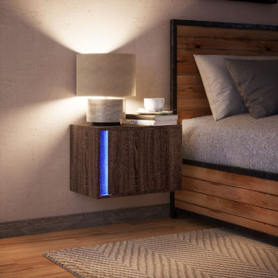 Daryana 50cm W Manufactured Wood Bedside Table