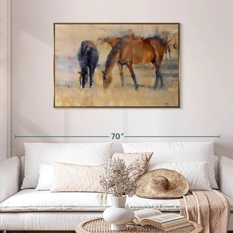 Kentucky Morning I, Cadre flottant doré, 43 po x 29 po