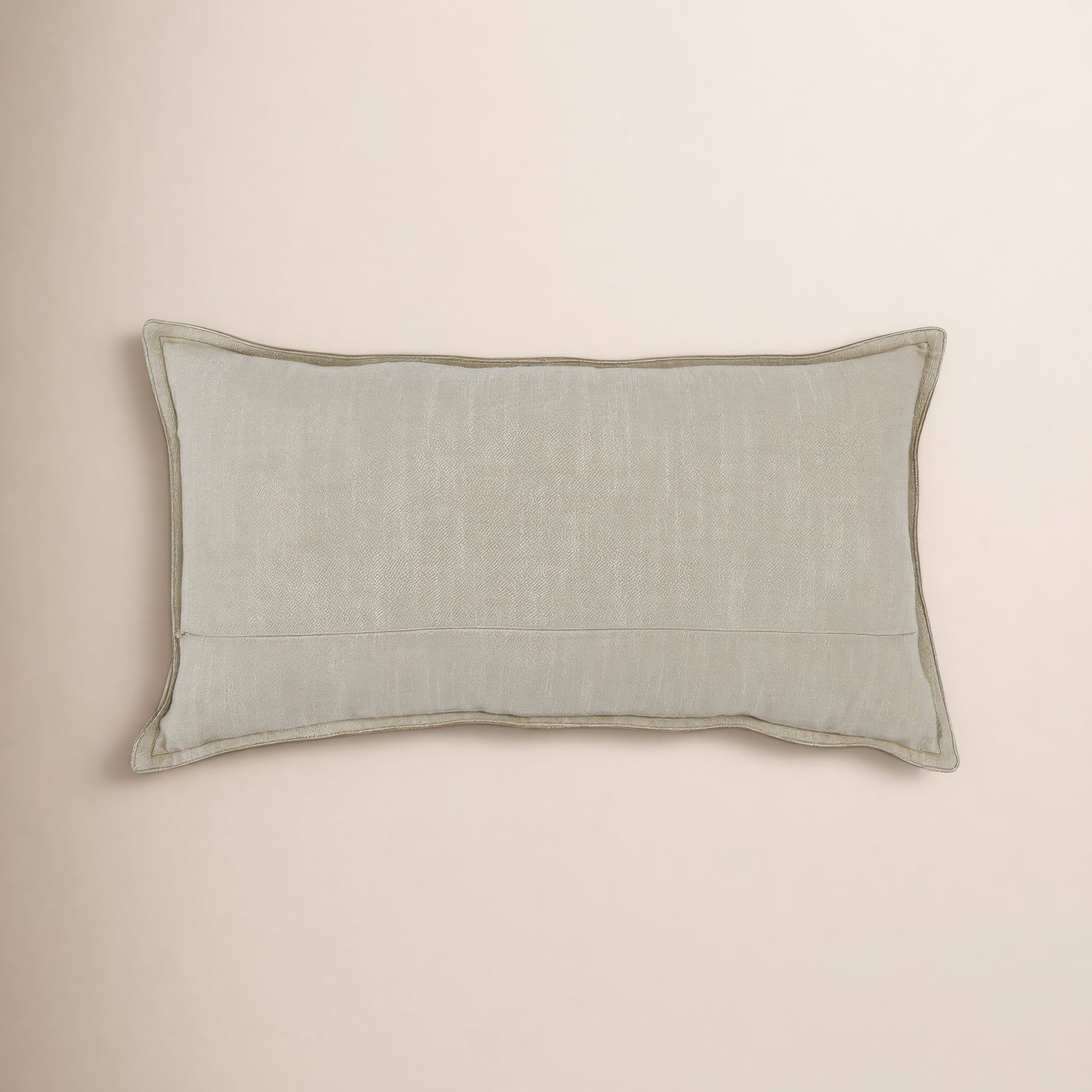 Cutler Genuine Leather Cushion Pad, Taupe, 14" x 22", Rectangular