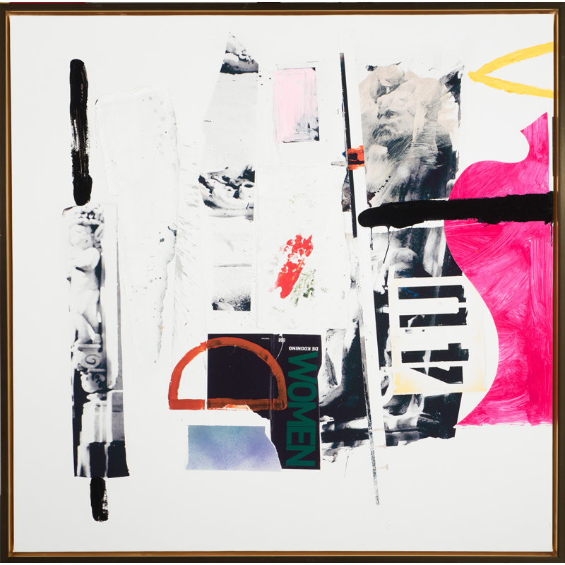 U2 1 by Elige - Floater Frame Mixed Media Artwork on Canvas