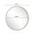 Evangelista Aluminum Alloy Framed Tempered Glass Round Wall Mirror-2106355995-2106355991