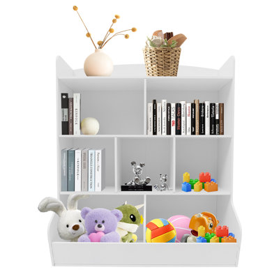 Anaeli 35.04"W x 42.32'' H Toy Organizer Book Display