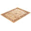 Tapis sable / rouge noué à la main de conception unique 8 pi x 10 pi 3 po Keenan