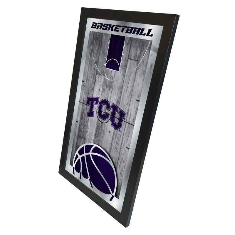 « basket mirror », impression encadrée NCAA, Texas Christian University