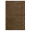 Tapis brun rectangulaire en laine noué à la main 4 pi x 6 pi 1 po Alandria