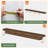 70.9" Solid Wood Wall Mounted Floating Display Shelf for Wall Decor, Kitchen, Bathroom, Living Room