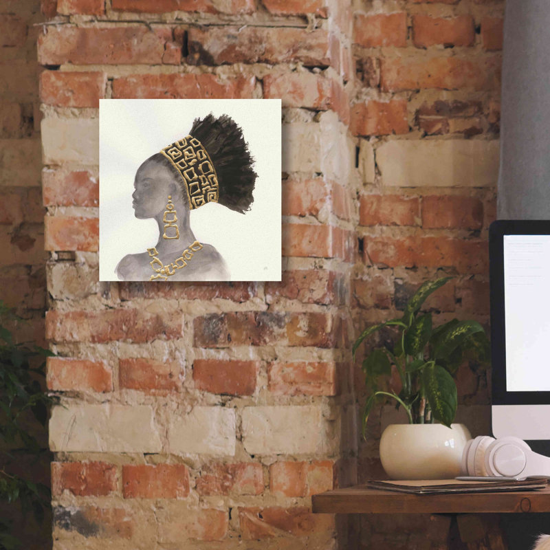 "Coiffure beauté II" par Chris Paschke, H 12 po x l 12 po x P 0,75 po