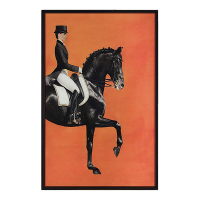 Tapis tissé à motif de chevaux et de chevaux