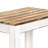 Cedarfield Brown & White Wooden Side Table | Modern Farmhouse |