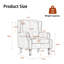 Upholstered Chenille Armchair-1093260776