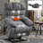 Lift Recliner Chair Heat Massage Dual Motor Infinite Position Up To 350 LBS Large Electric Power Lift Recliners With Power-Remote, Medium-Firm And Heavy Duty-14964946