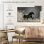 Cheval frison noir au galop-2140166718-2140166692