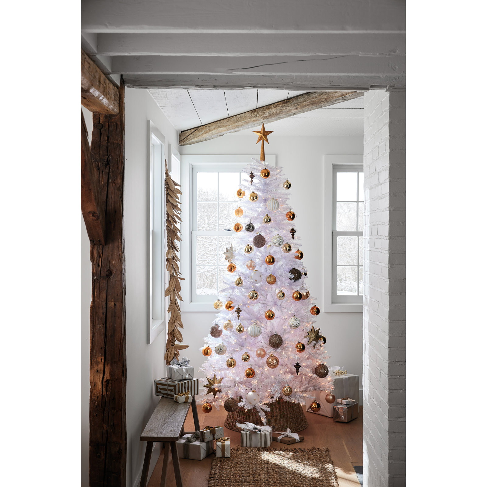 4" Shatterproof Finial Ornament, Olive