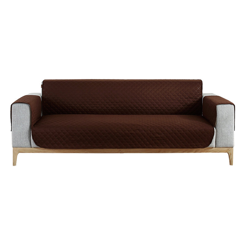 Housse pour canapé 4 places, Café, H 76 po x l 54 po x P 1 po