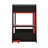 Wooden Gaming Bunk Bed With Built-In Desk, LED Lights, USB Port, And 2 Storage Shelves-121605894-121605895