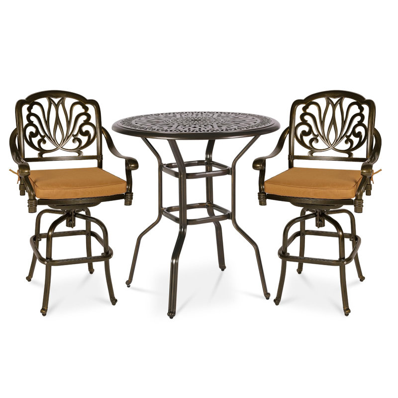Ensemble de bar pivotant Bloomsbury Market, 2, Khaki