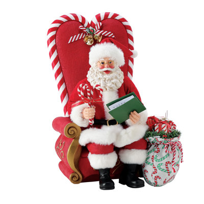 Figurine Père Noël au centre commercial