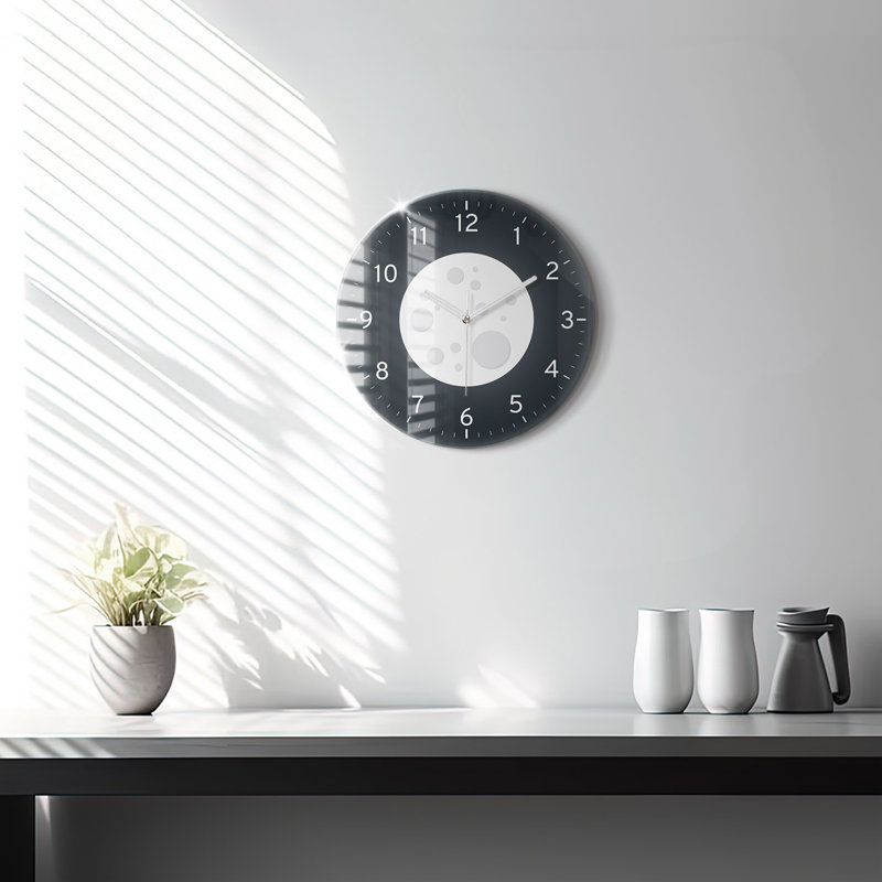 Glass Wall Clock