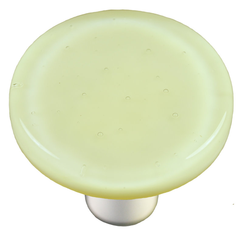 Poignée champignon de 1,5 po de diamètre Solids, Jaune, Aluminium