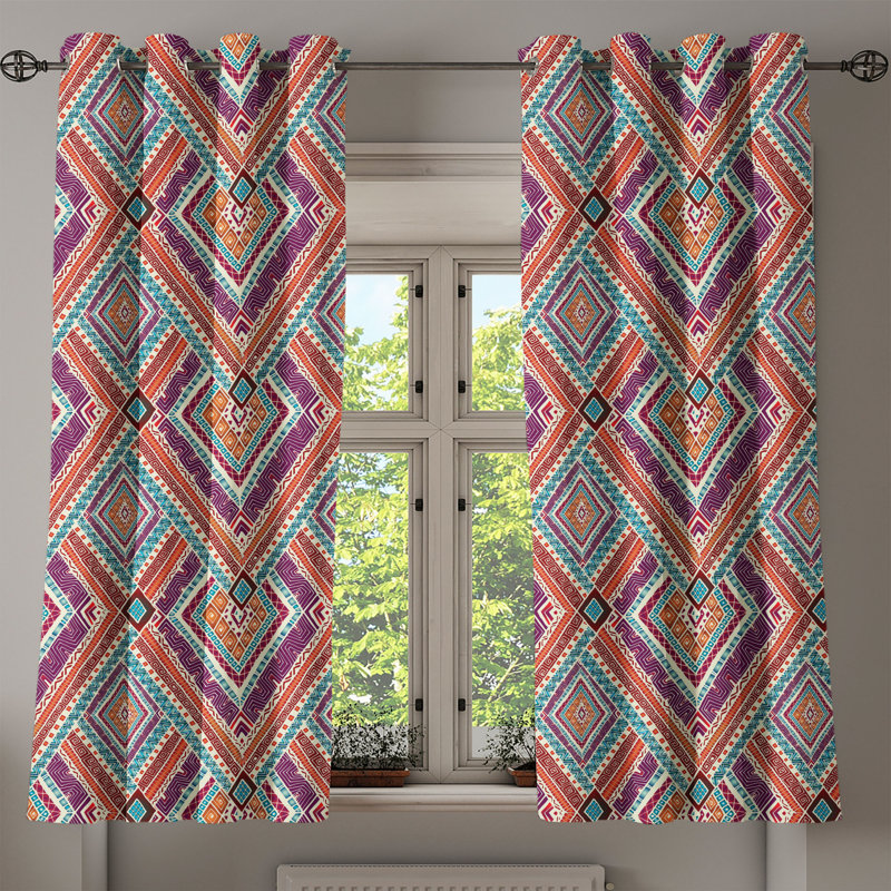 Sateen Blackout Curtains / Drapes Pair, 50" W x 63" L