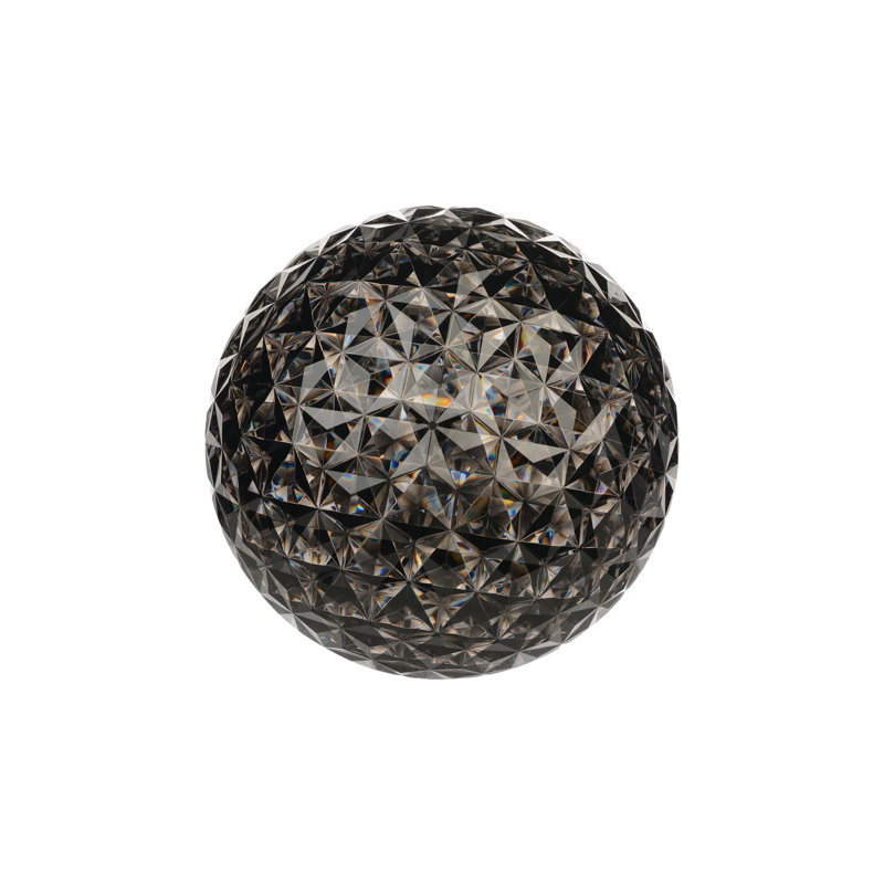 Planet LED Floor Lamp, Fume, 51"