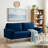67" Mid Century Modern Loveseat Sofa, 2-Seater Velvet Tufted Love Seat Couch with Bolster Pillows, Golden Frosted Legs for Small Space, Living Room, Apartment, Bedroom-124662680