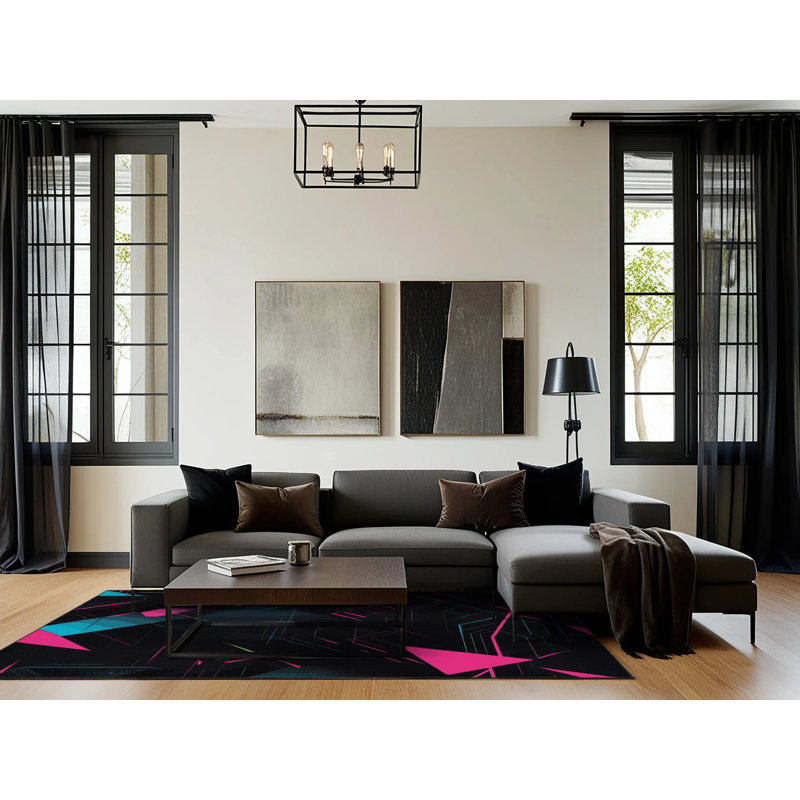 Spectrum Trails Rug, Square 7'